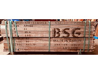 Gezaagd en gepunt azobe weidepalen (160x) - afbeelding 2 van  4