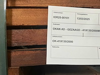Gezaagde okan plank (61x) - afbeelding 2 van  3