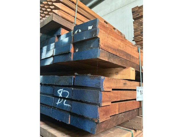 Gezaagde okan plank (61x) - afbeelding 2 van  4