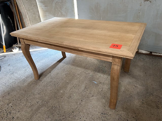 Gezandstraalde tafel - afbeelding 1 van  2