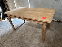 Gezandstraalde tafel - afbeelding 1 van  2