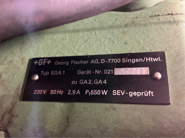 +gf+ ega1 draadsnijmachine - afbeelding 7 van  7