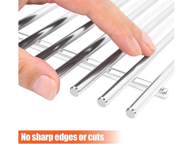 Gftime roestvrijstalen grillroosters 33 x 25,2 cm - afbeelding 3 van  4