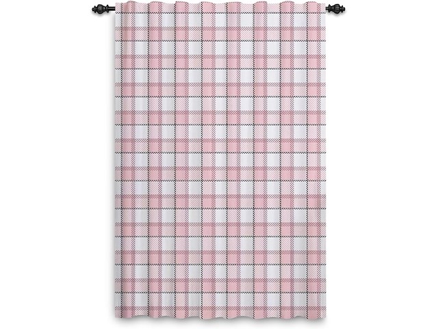 Ggaimwf geruit gordijn (135 x 245 cm) - afbeelding 1 van  3