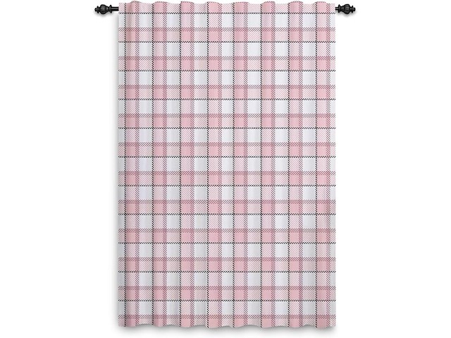 Ggaimwf geruit gordijn (135 x 245 cm) - afbeelding 1 van  3