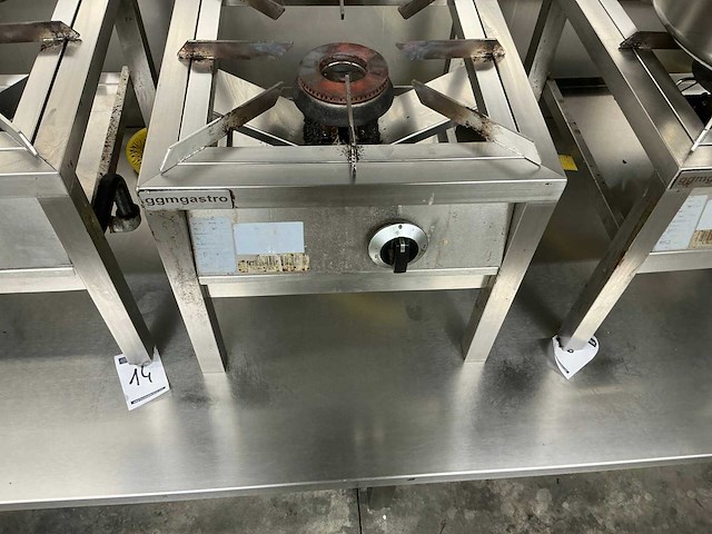 Ggm gastro gasgestookte wokbrander - afbeelding 2 van  3