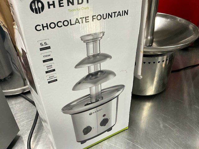 Ggm gastro / hendi chocolade fontein (2x) - afbeelding 2 van  2