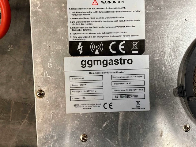 Ggm gastro inductiekookplaat (3x) - afbeelding 4 van  7