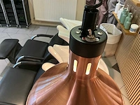 Ggm gastro professionele warmtelamp – koperkleurig – in hoogte verstelbaar - afbeelding 4 van  5