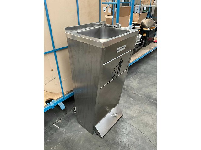 Ggm gastro rvs handenwasser/afvalbak - afbeelding 2 van  6