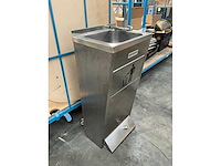Ggm gastro rvs handenwasser/afvalbak - afbeelding 2 van  6