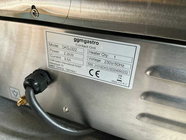 Ggmgastro dkgj322 contactgrill - afbeelding 4 van  4