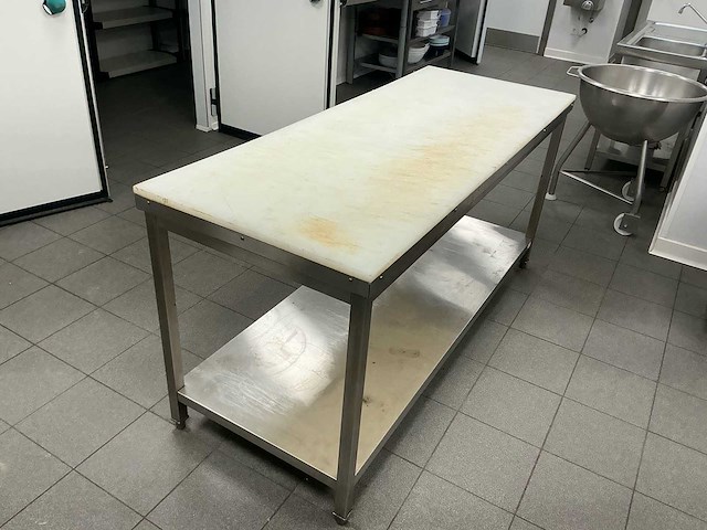 Ggmgastro inox werktafel + pvc snijblad rvs werktafel - afbeelding 7 van  9