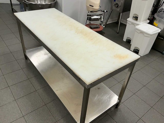 Ggmgastro inox werktafel + pvc snijblad rvs werktafel - afbeelding 5 van  5