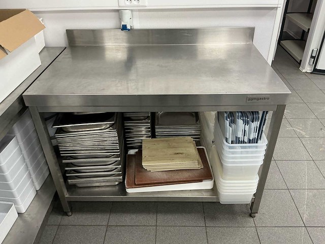Ggmgastro inox werktagel rvs werktafel - afbeelding 2 van  3