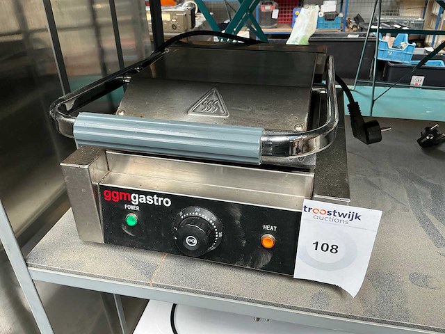 Ggmgastro kgkb100 contactgrill - afbeelding 1 van  5