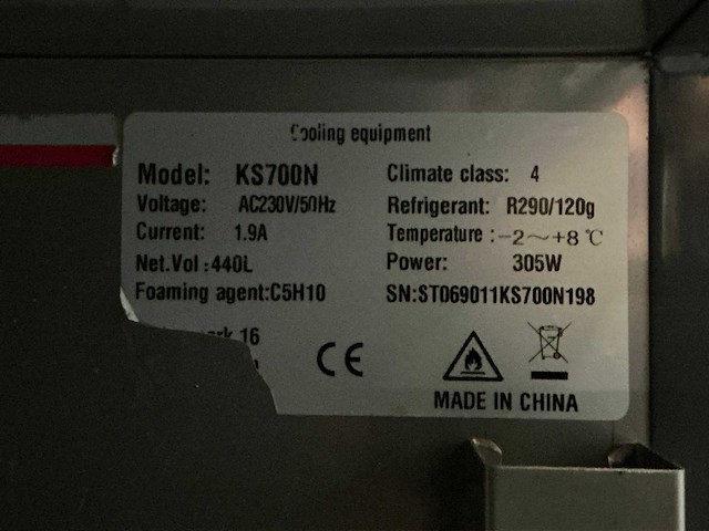 Ggmgastro ks700n koelkast - afbeelding 3 van  3