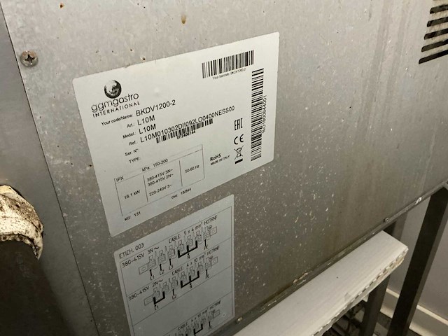 Ggmgastro l10m stoomkoker stoomkoker - afbeelding 8 van  12