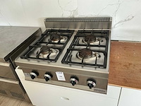 Ggmgastro rvs 4-pits gasfornuis - afbeelding 3 van  5