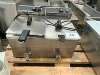 Ggmgastro rvs dubbele friteuse - afbeelding 4 van  4