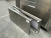 Ggmgastro rvs opplooibare werktafel (4x)