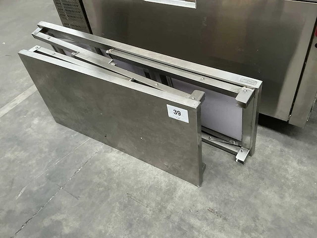 Ggmgastro rvs opplooibare werktafel (4x) - afbeelding 2 van  4
