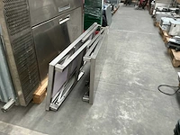 Ggmgastro rvs opplooibare werktafel (4x) - afbeelding 3 van  4