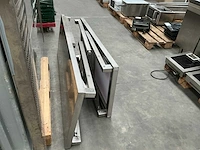 Ggmgastro rvs opplooibare werktafel (4x) - afbeelding 4 van  4