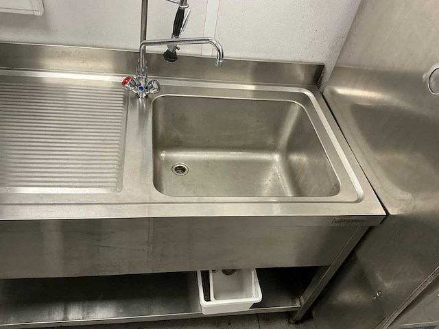Ggmgastro rvs spoelbak spoelbak - afbeelding 3 van  5
