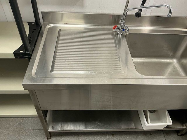 Ggmgastro rvs spoelbak spoelbak - afbeelding 4 van  5