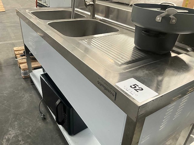 Ggmgastro rvs spoeltafel - afbeelding 8 van  9