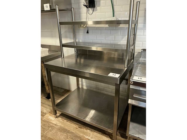 Ggmgastro rvs werktafel - afbeelding 2 van  3