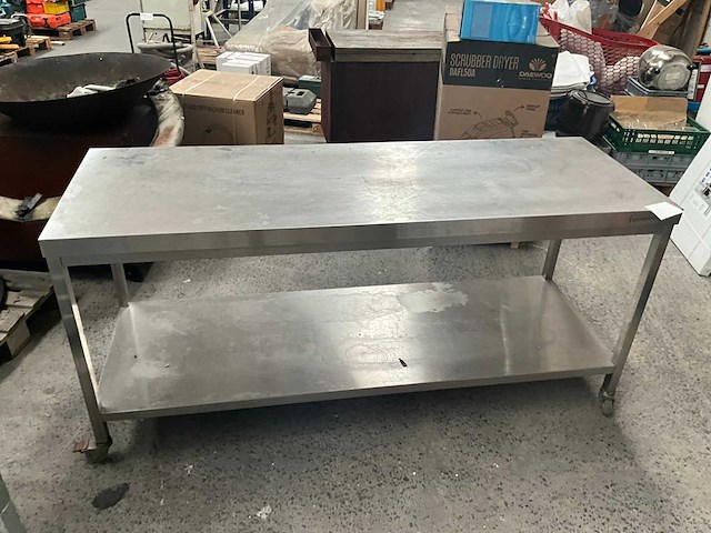 Ggmgastro rvs werktafel - afbeelding 1 van  2