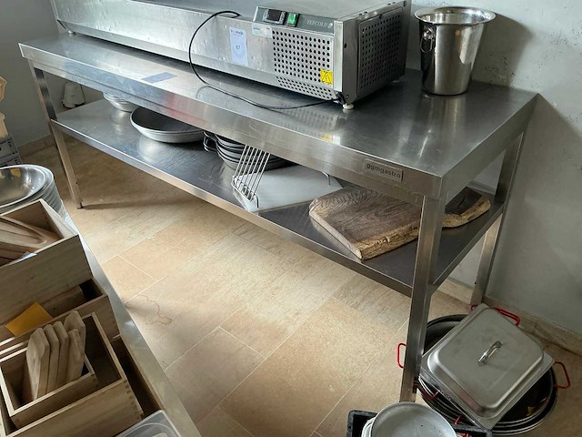 Ggmgastro rvs werktafel - afbeelding 1 van  4