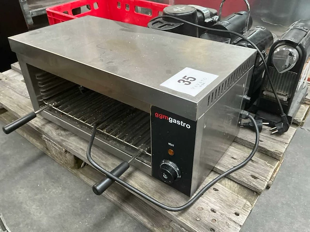 Ggmgastro smj64 rvs elektrische salamander - afbeelding 1 van  4