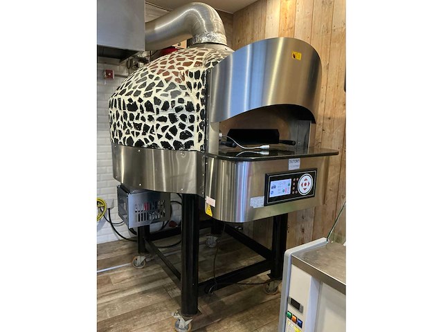 Ggmgastro stpoe930 verrijdbare steen pizza-oven - afbeelding 2 van  7