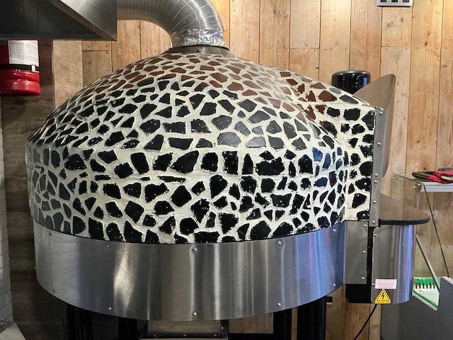 Ggmgastro stpoe930 verrijdbare steen pizza-oven - afbeelding 3 van  7