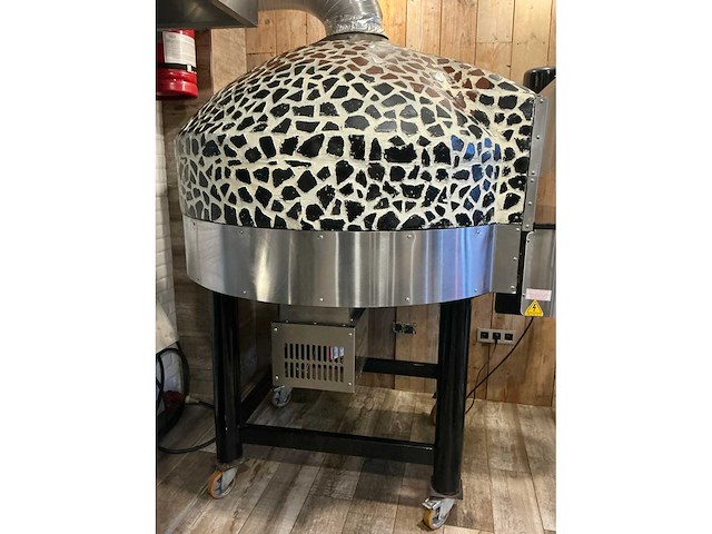 Ggmgastro stpoe930 verrijdbare steen pizza-oven - afbeelding 4 van  7