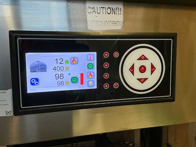 Ggmgastro stpoe930 verrijdbare steen pizza-oven - afbeelding 6 van  7