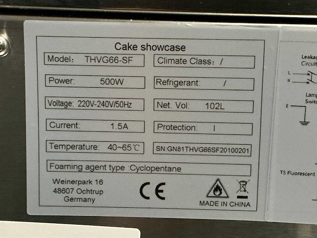 Ggmgastro thvg66-sf warmhoudvitrinekast - afbeelding 4 van  4