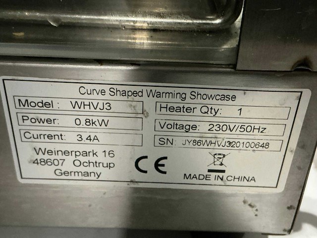 Ggmgastro whvj3 warmhoudvitrinekast - afbeelding 4 van  4
