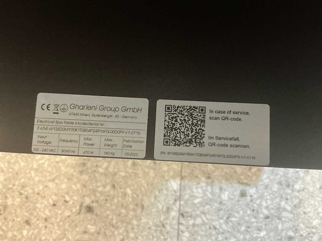 Gharieni mlr schoonheidssalon elektrische wellnessbank - afbeelding 5 van  10