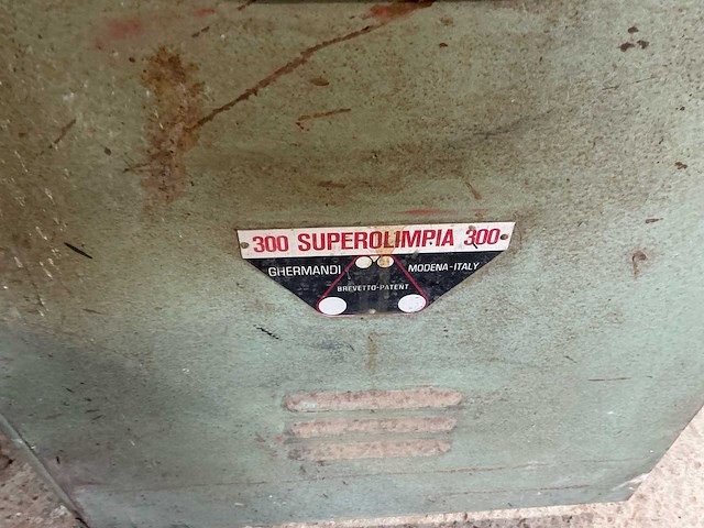 Ghermandi 300 superolimpia bandschuurmachine combinatie accessoires voor machines - afbeelding 1 van  1