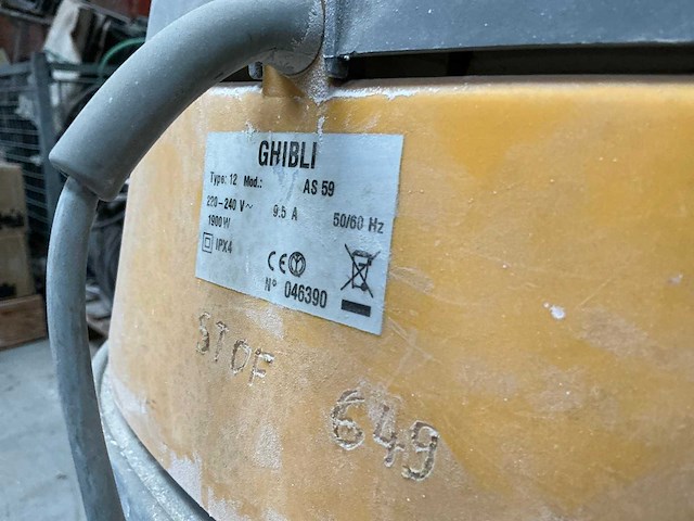 Ghibli 12 industriële stofzuiger - afbeelding 4 van  4