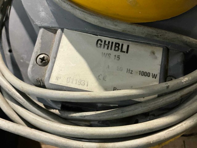 Ghibli ws 15 industriële stofzuiger - afbeelding 5 van  5