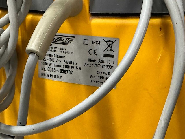 Ghilbi asl 10l industriële stofzuiger - afbeelding 3 van  3