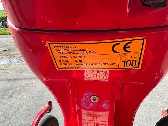 Gianni ferrari tg 200 diesel grasmaaier - afbeelding 5 van  22