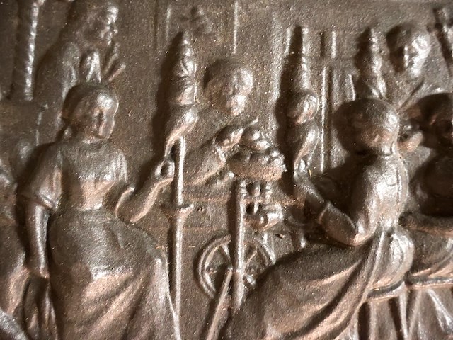 Gierijzeren wandplaat - afbeelding 2 van  3