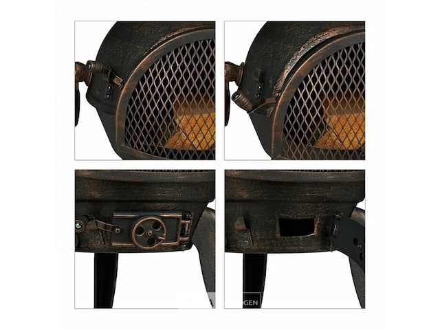 Gietijzer vuurkorf - afbeelding 2 van  7