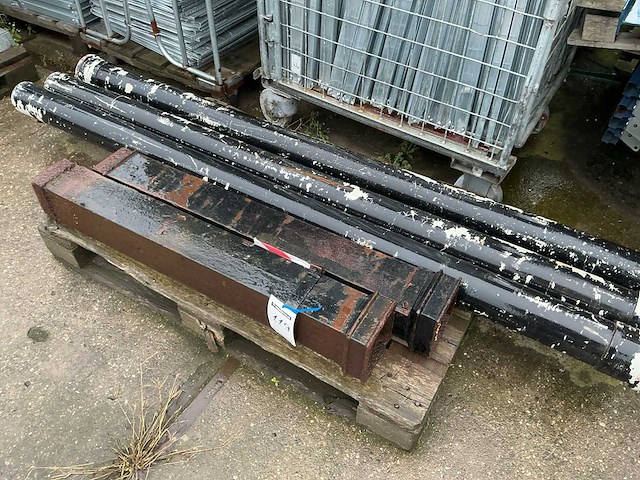 Gietijzeren afvoerbuis (5x) - afbeelding 1 van  1